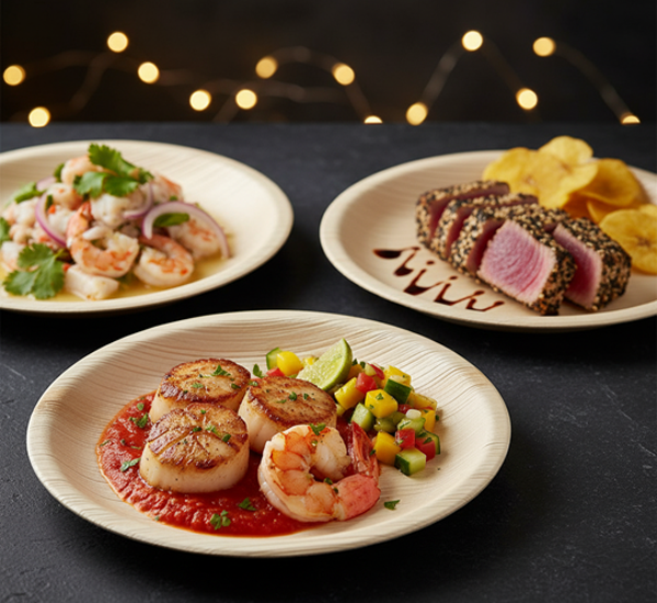 Empanadas sobre bandeja