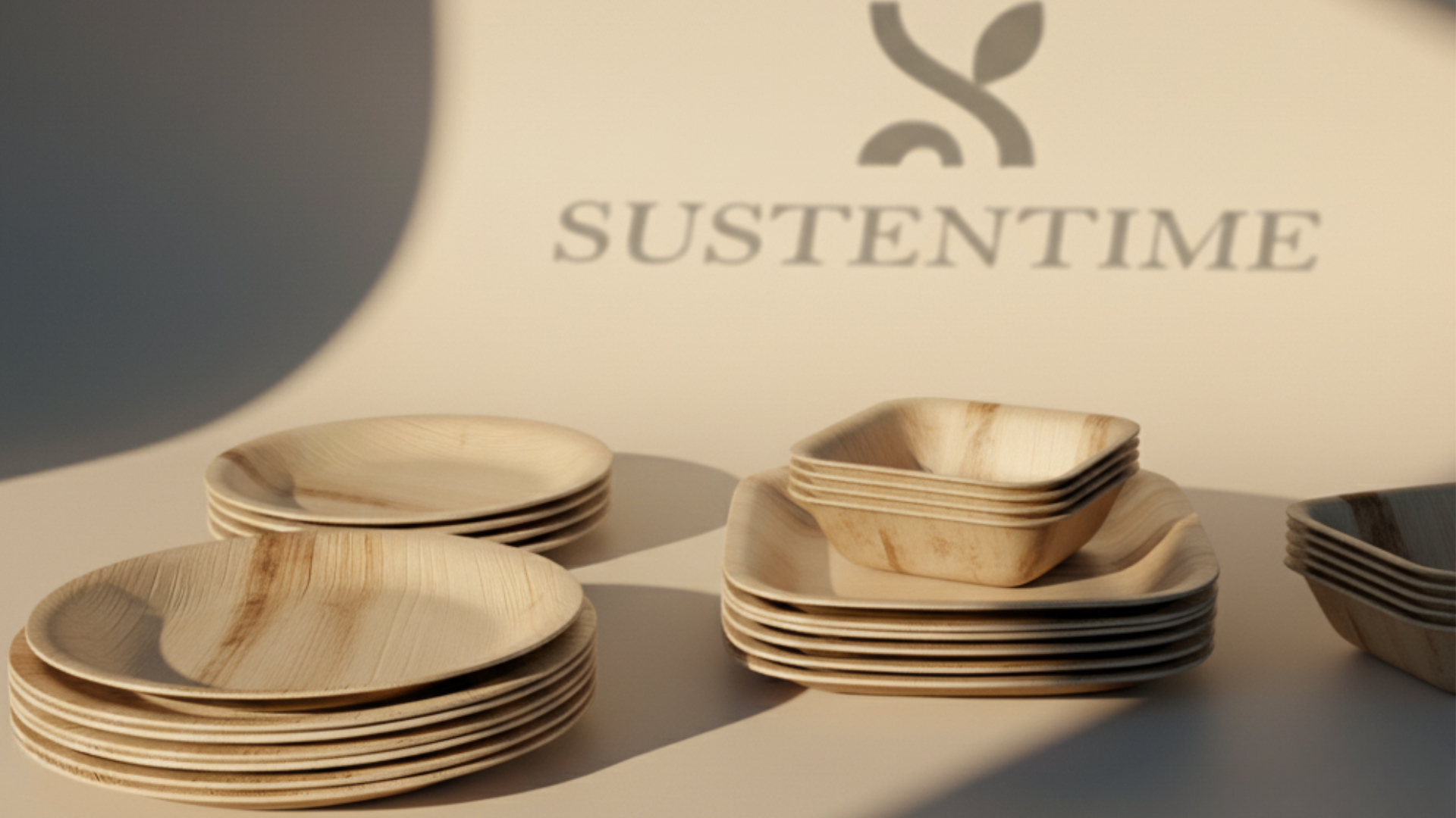 Vajilla compostable Sustentime